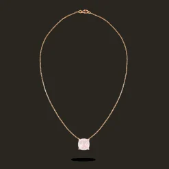 ketting Poppy Blue Mini Quartz Rose